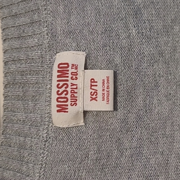 Mossimo, XS, Grey w/Aztec/Tribal Pattern, Cardigan Sweater - Picture 3 of 6